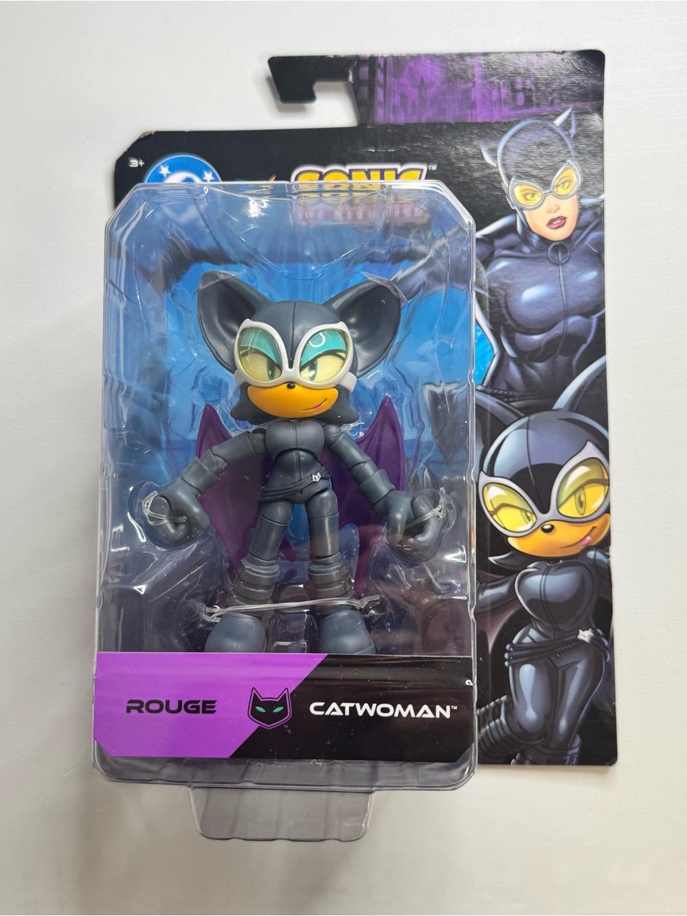Jakks Pacific Sonic The Hedgehog x DC Rouge The Bat Catwoman